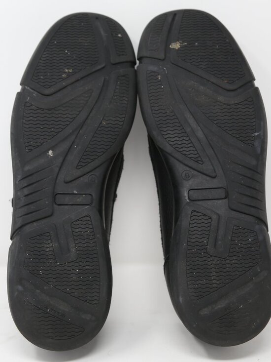 Allen Edmonds Miles Shoes Mens Size 9 D Black Leather Venetian Loafers Slip-On